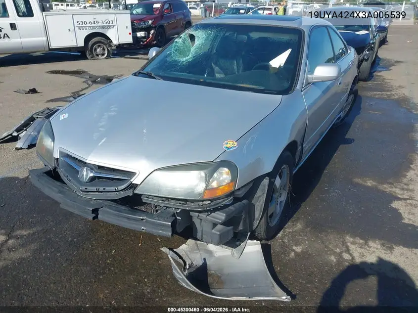 2003 Acura Cl 3.2 VIN: 19UYA424X3A006539 Lot: 45300460