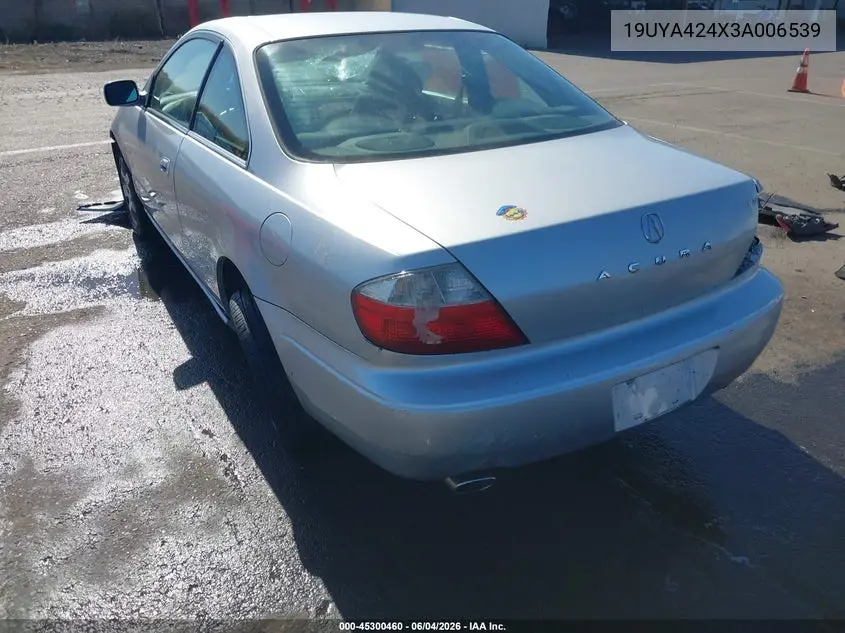2003 Acura Cl 3.2 VIN: 19UYA424X3A006539 Lot: 45300460