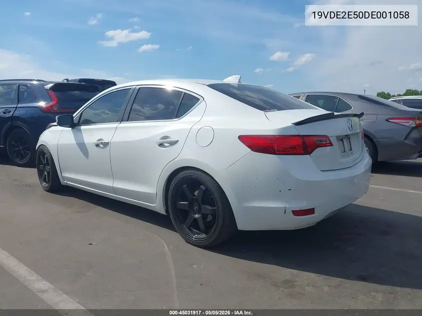 2013 Acura Ilx 2.4L VIN: 19VDE2E50DE001058 Lot: 45031917