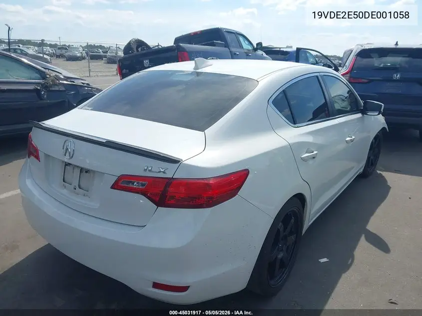 2013 Acura Ilx 2.4L VIN: 19VDE2E50DE001058 Lot: 45031917