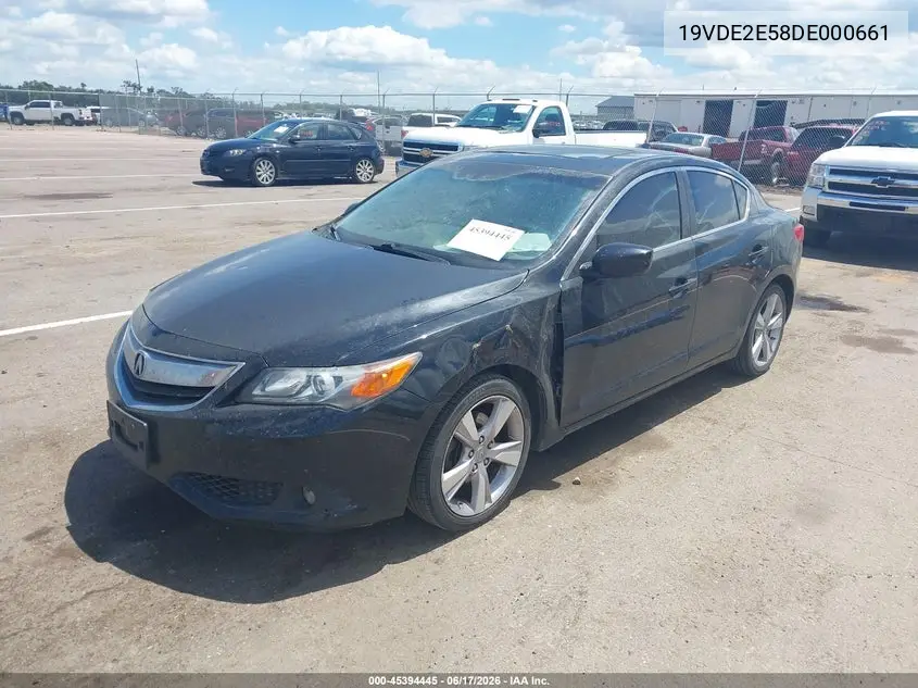 2013 Acura Ilx 2.4L VIN: 19VDE2E58DE000661 Lot: 45394445