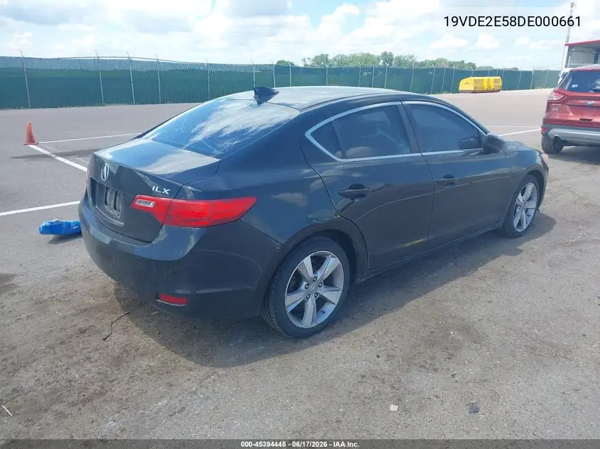 2013 Acura Ilx 2.4L VIN: 19VDE2E58DE000661 Lot: 45394445