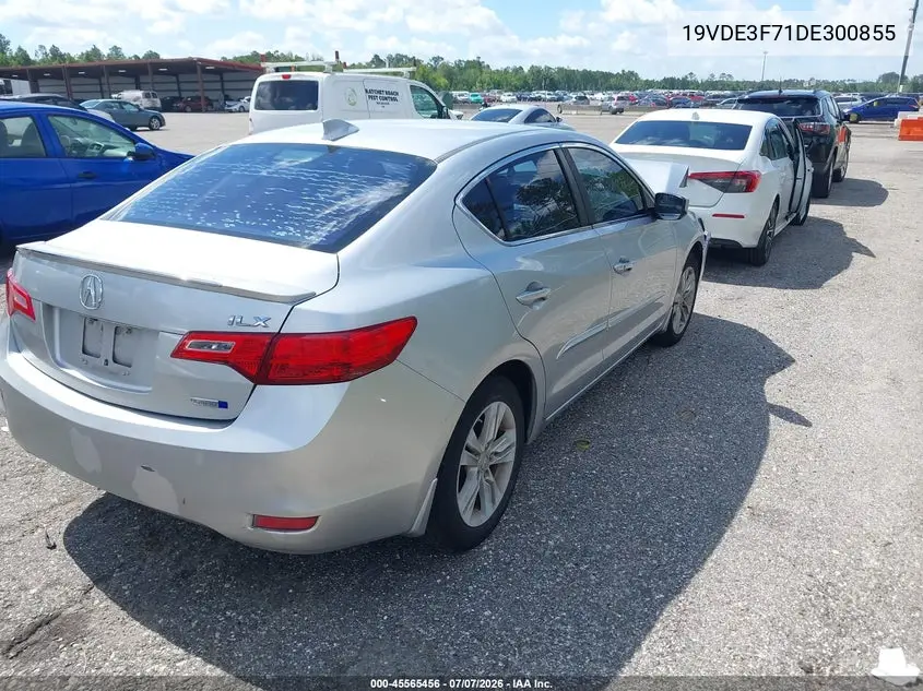 2013 Acura Ilx Hybrid 1.5L VIN: 19VDE3F71DE300855 Lot: 45565456