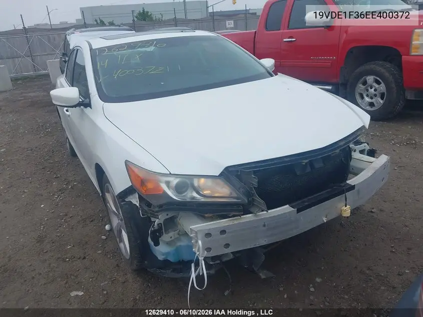 2014 Acura Ilx VIN: 19VDE1F36EE400372 Lot: 12629410x