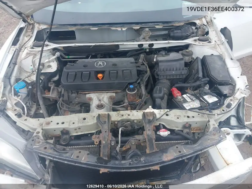 2014 Acura Ilx VIN: 19VDE1F36EE400372 Lot: 12629410x