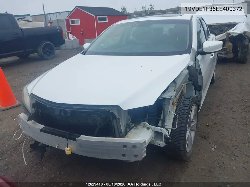 2014 Acura Ilx VIN: 19VDE1F36EE400372 Lot: 12629410x