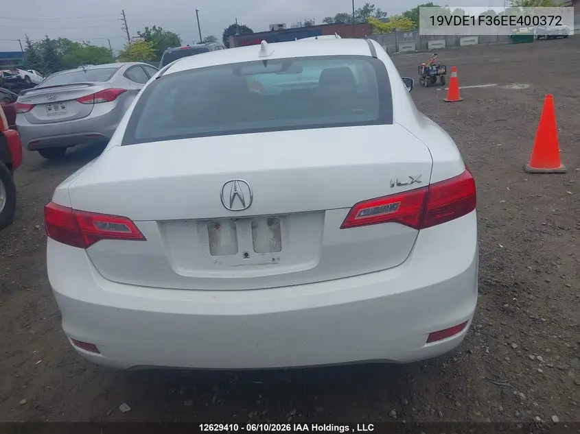 2014 Acura Ilx VIN: 19VDE1F36EE400372 Lot: 12629410x