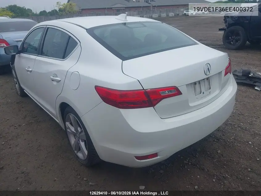 2014 Acura Ilx VIN: 19VDE1F36EE400372 Lot: 12629410x