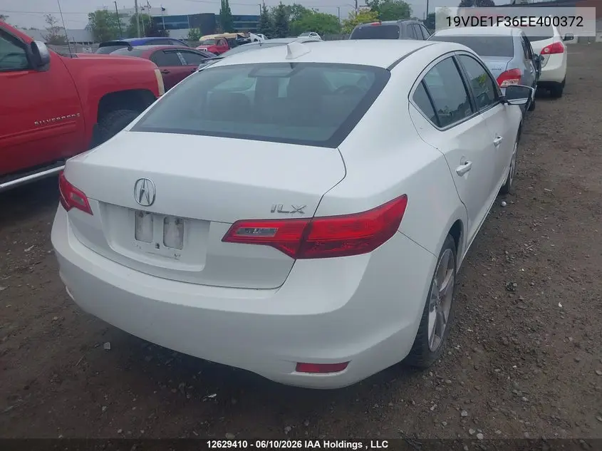2014 Acura Ilx VIN: 19VDE1F36EE400372 Lot: 12629410x