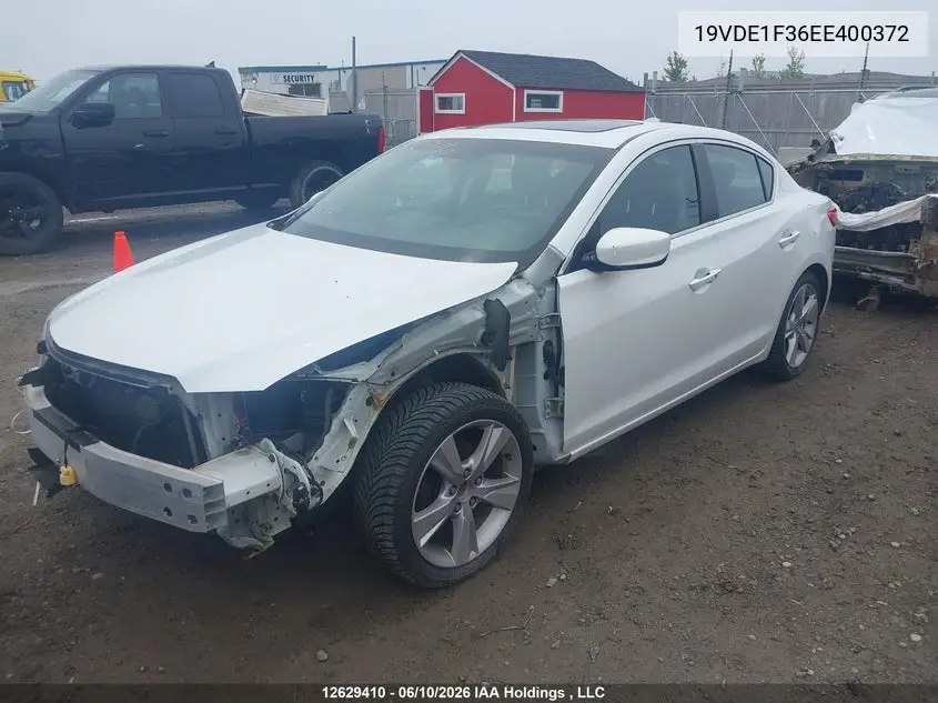 2014 Acura Ilx VIN: 19VDE1F36EE400372 Lot: 12629410x