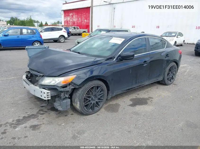 2014 Acura Ilx 2.0L VIN: 19VDE1F31EE014006 Lot: 45329400