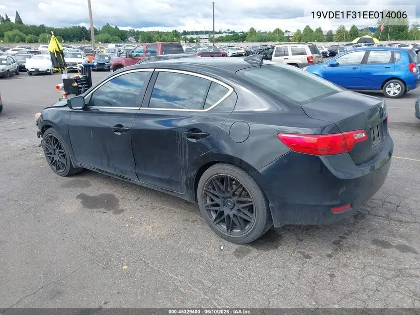 2014 Acura Ilx 2.0L VIN: 19VDE1F31EE014006 Lot: 45329400