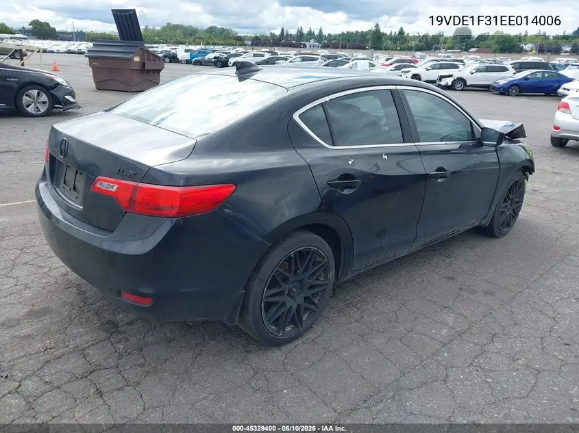 2014 Acura Ilx 2.0L VIN: 19VDE1F31EE014006 Lot: 45329400