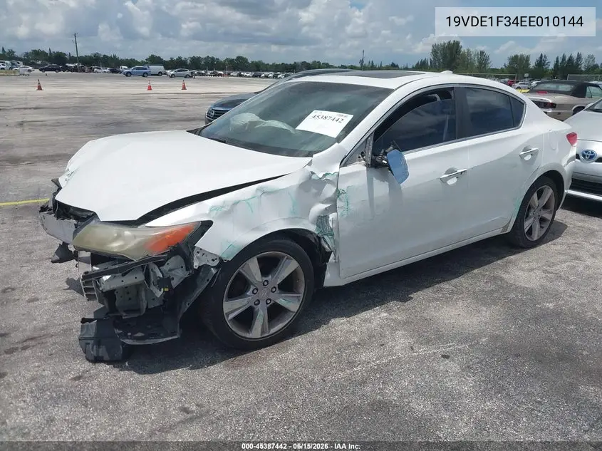2014 Acura Ilx 2.0L VIN: 19VDE1F34EE010144 Lot: 45387442