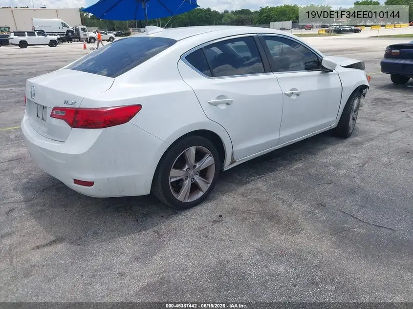 2014 Acura Ilx 2.0L VIN: 19VDE1F34EE010144 Lot: 45387442