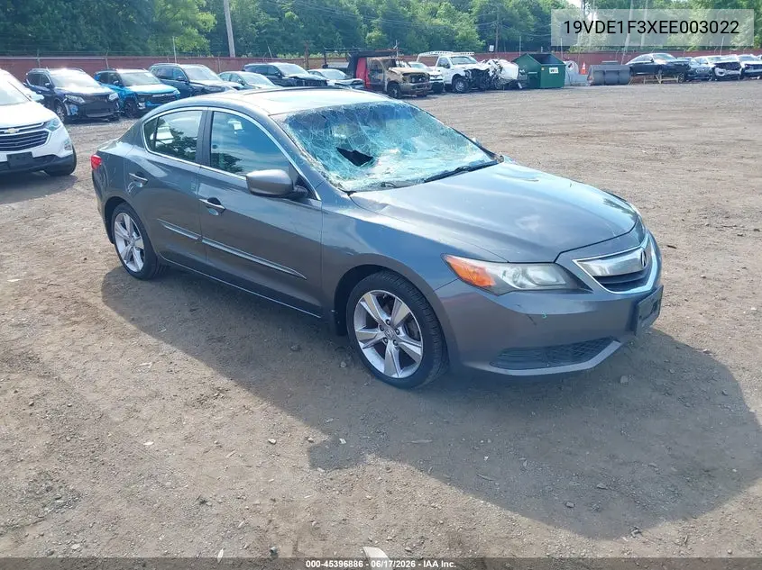 2014 Acura Ilx 2.0L VIN: 19VDE1F3XEE003022 Lot: 45396886
