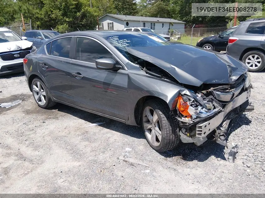 2014 Acura Ilx 2.0L VIN: 19VDE1F34EE008278 Lot: 45451653