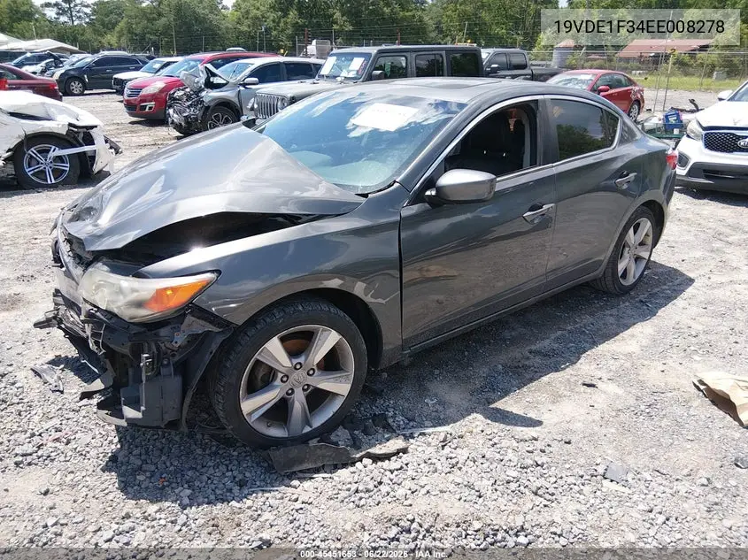2014 Acura Ilx 2.0L VIN: 19VDE1F34EE008278 Lot: 45451653