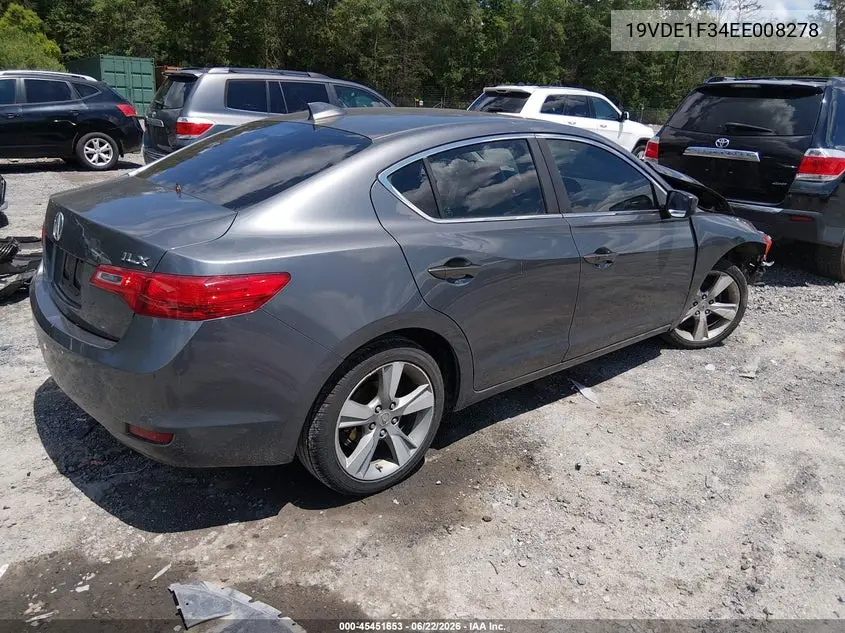 2014 Acura Ilx 2.0L VIN: 19VDE1F34EE008278 Lot: 45451653