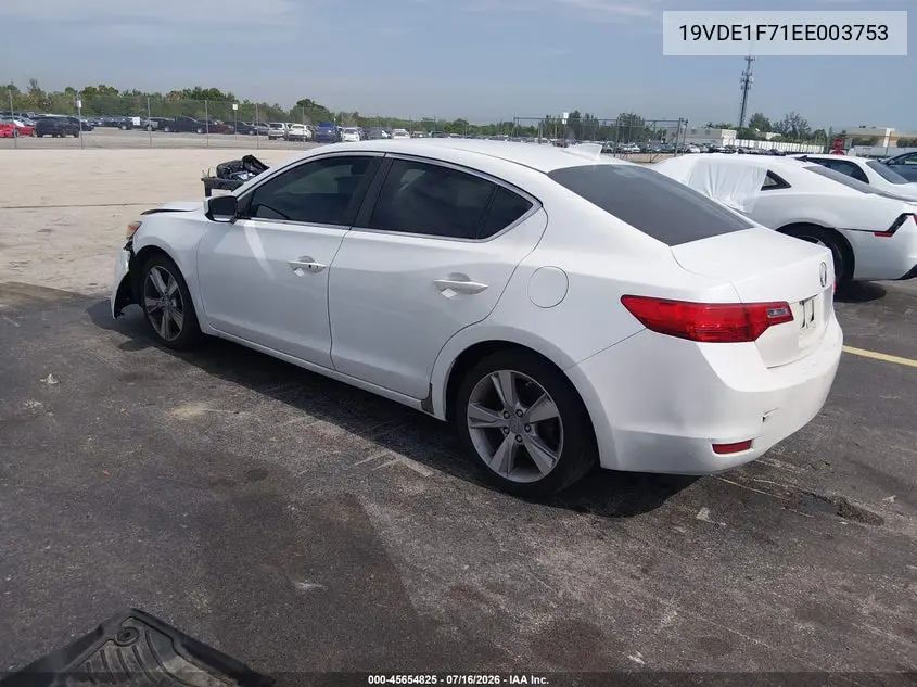 2014 Acura Ilx 2.0L VIN: 19VDE1F71EE003753 Lot: 45654825