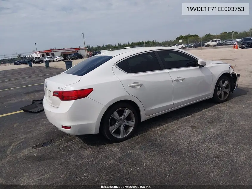 2014 Acura Ilx 2.0L VIN: 19VDE1F71EE003753 Lot: 45654825