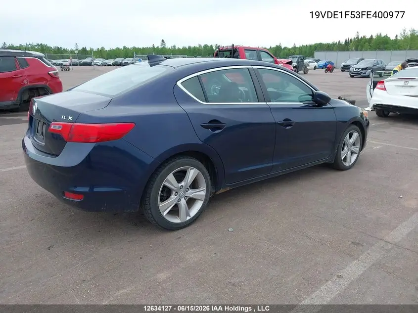 2015 Acura Ilx 20 Premium VIN: 19VDE1F53FE400977 Lot: 12634127