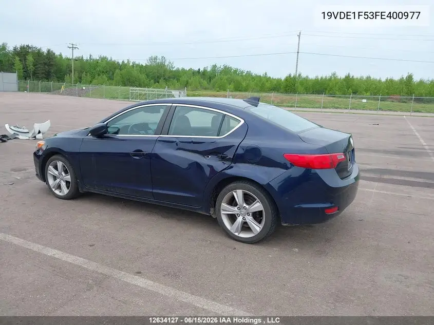 2015 Acura Ilx 20 Premium VIN: 19VDE1F53FE400977 Lot: 12634127