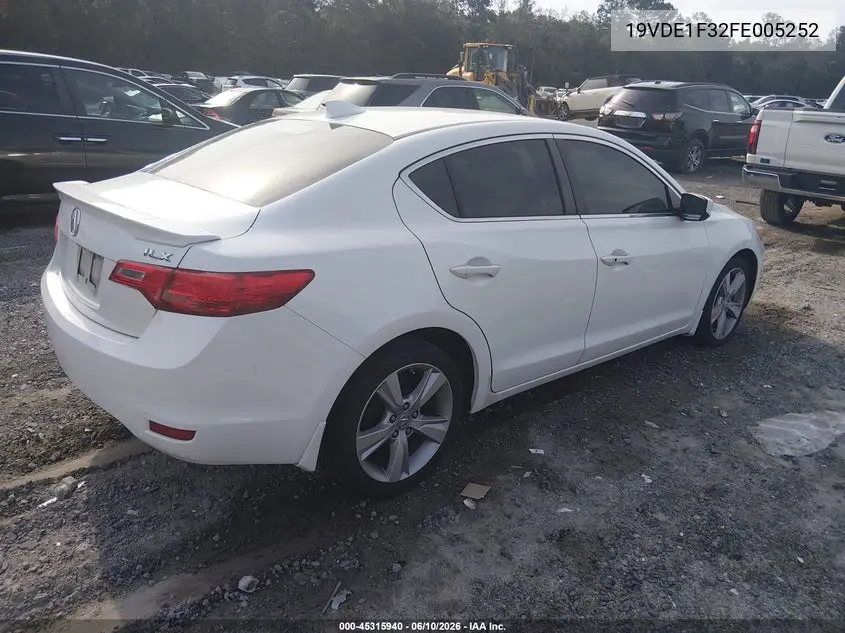 2015 Acura Ilx 2.0L VIN: 19VDE1F32FE005252 Lot: 45315940