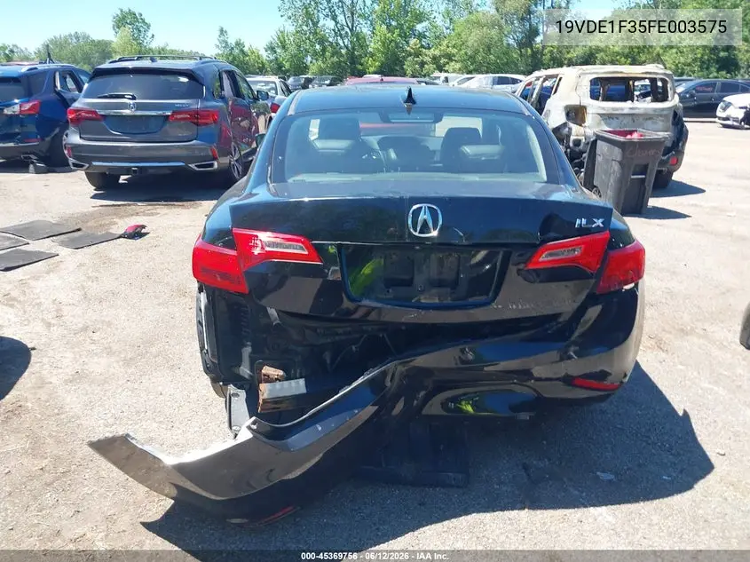 2015 Acura Ilx 2.0L VIN: 19VDE1F35FE003575 Lot: 45369756