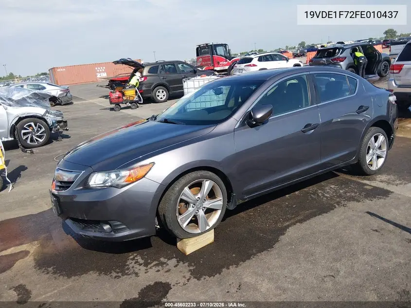 2015 Acura Ilx 2.0L VIN: 19VDE1F72FE010437 Lot: 45602233