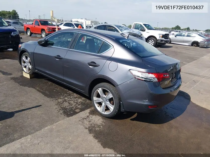 2015 Acura Ilx 2.0L VIN: 19VDE1F72FE010437 Lot: 45602233