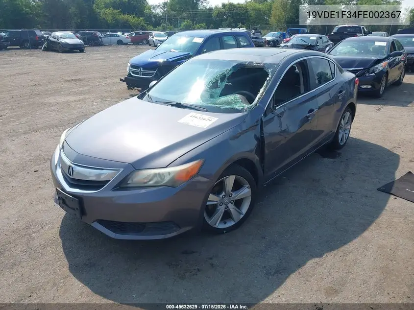 2015 Acura Ilx 2.0L VIN: 19VDE1F34FE002367 Lot: 45632629
