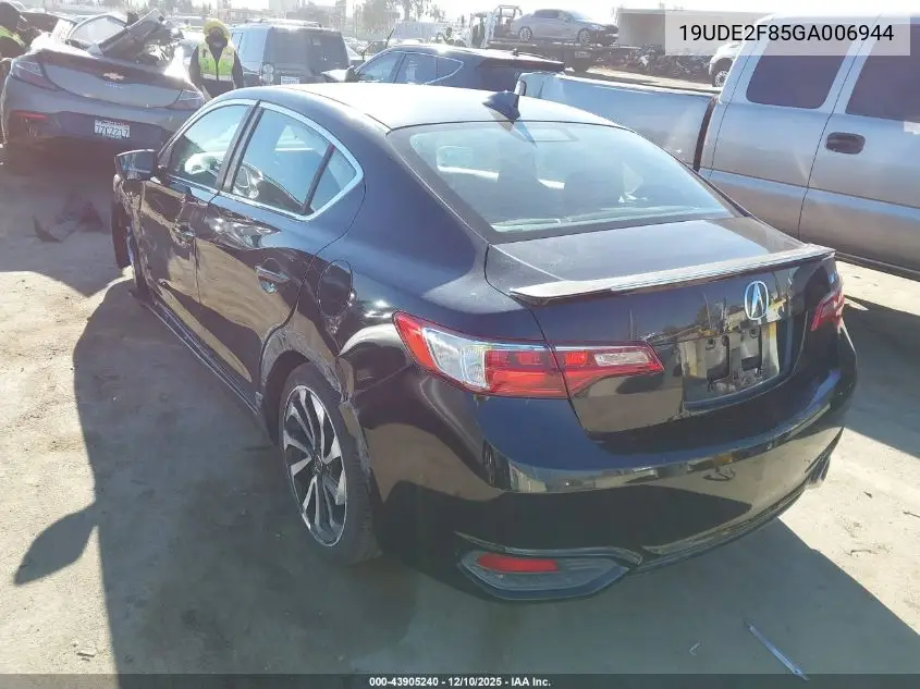 19UDE2F85GA006944 2016 Acura Ilx Premium A-Spec Packages/Technology Plus A-Spec Packages