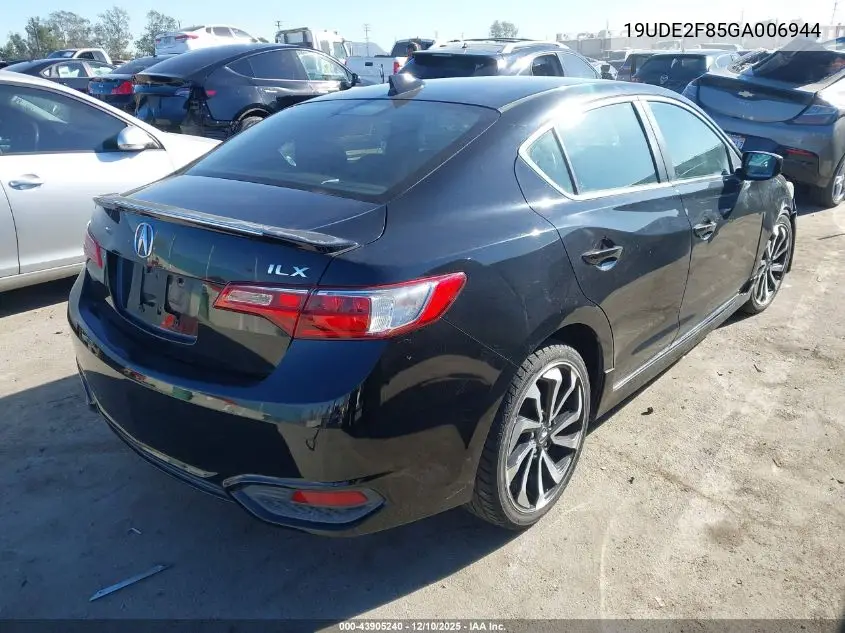 19UDE2F85GA006944 2016 Acura Ilx Premium A-Spec Packages/Technology Plus A-Spec Packages