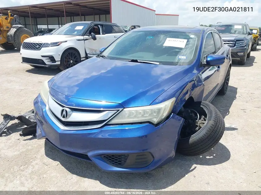 2016 Acura Ilx 2.4L/Acurawatch Plus Package VIN: 19UDE2F30GA021811 Lot: 45392764