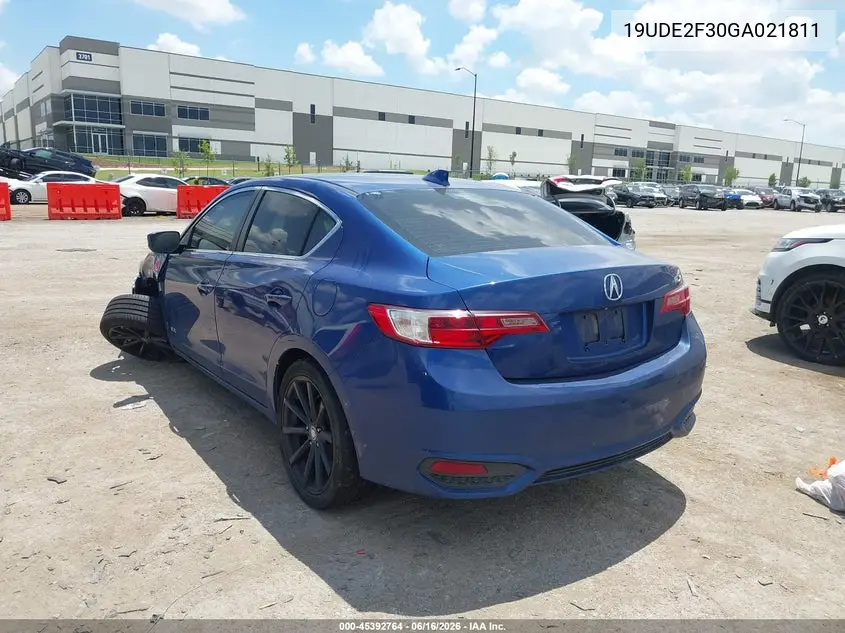 2016 Acura Ilx 2.4L/Acurawatch Plus Package VIN: 19UDE2F30GA021811 Lot: 45392764