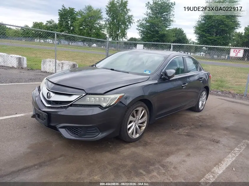 2016 Acura Ilx 2.4L/Acurawatch Plus Package VIN: 19UDE2F3XGA022917 Lot: 45428835