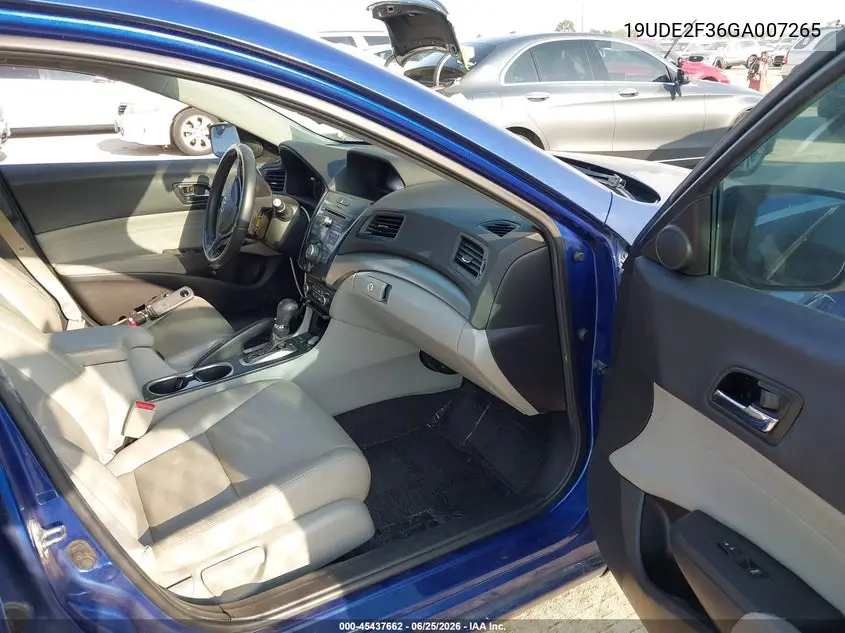 2016 Acura Ilx 2.4L/Acurawatch Plus Package VIN: 19UDE2F36GA007265 Lot: 45437662