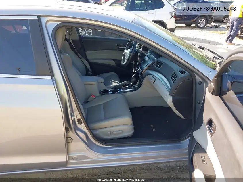 2016 Acura Ilx Premium Package/Technology Plus Package VIN: 19UDE2F73GA005248 Lot: 45563009
