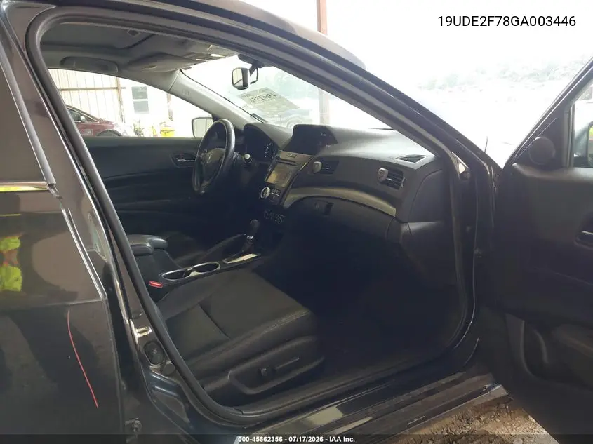2016 Acura Ilx Premium Package/Technology Plus Package VIN: 19UDE2F78GA003446 Lot: 45662356