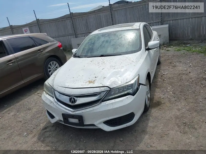 2017 Acura Ilx Premium/Technology Package VIN: 19UDE2F76HA802241 Lot: 12620507