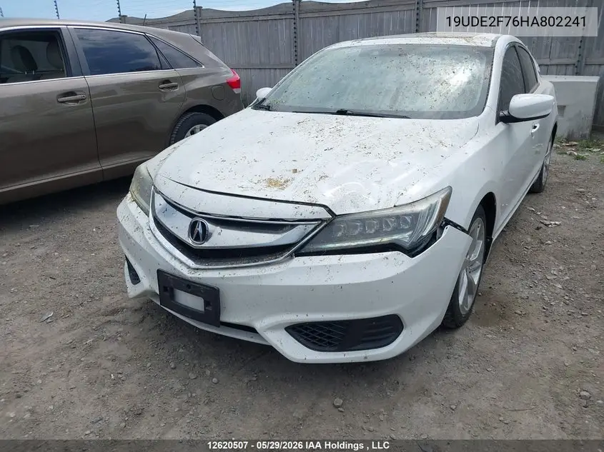 2017 Acura Ilx Premium/Technology Package VIN: 19UDE2F76HA802241 Lot: 12620507