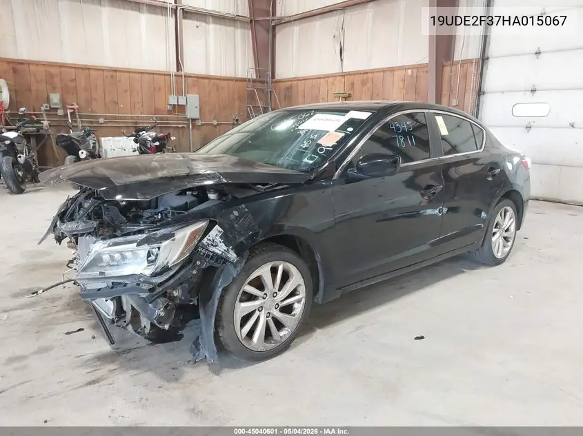 19UDE2F37HA015067 2017 Acura Ilx Acurawatch Plus Package