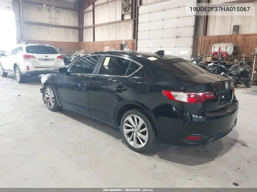 19UDE2F37HA015067 2017 Acura Ilx Acurawatch Plus Package
