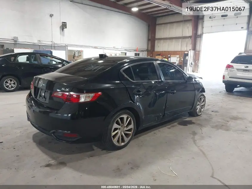 19UDE2F37HA015067 2017 Acura Ilx Acurawatch Plus Package