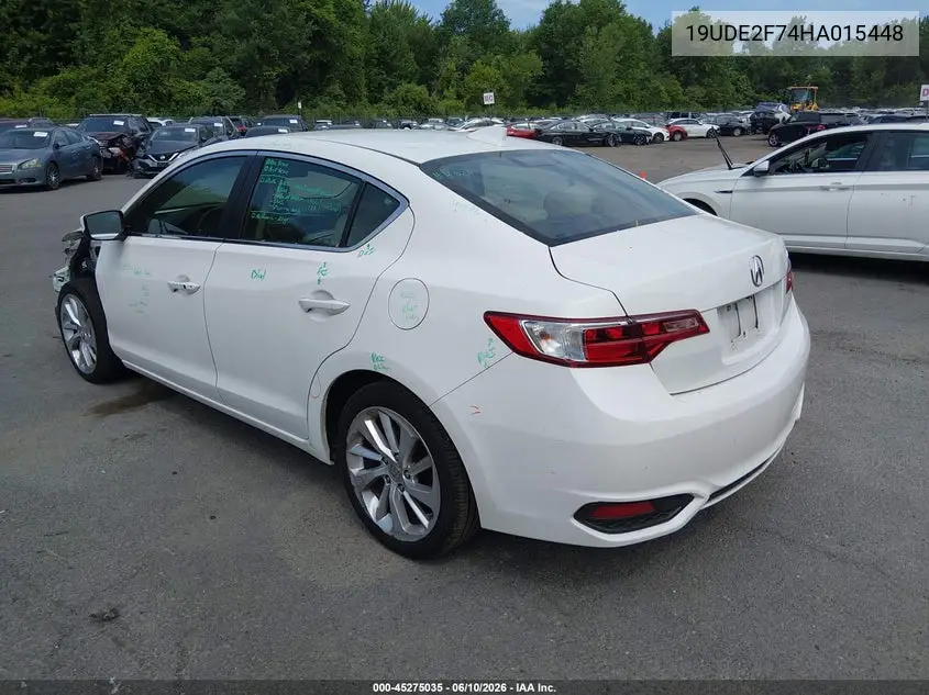 2017 Acura Ilx Premium Package/Technology Plus Package VIN: 19UDE2F74HA015448 Lot: 45275035