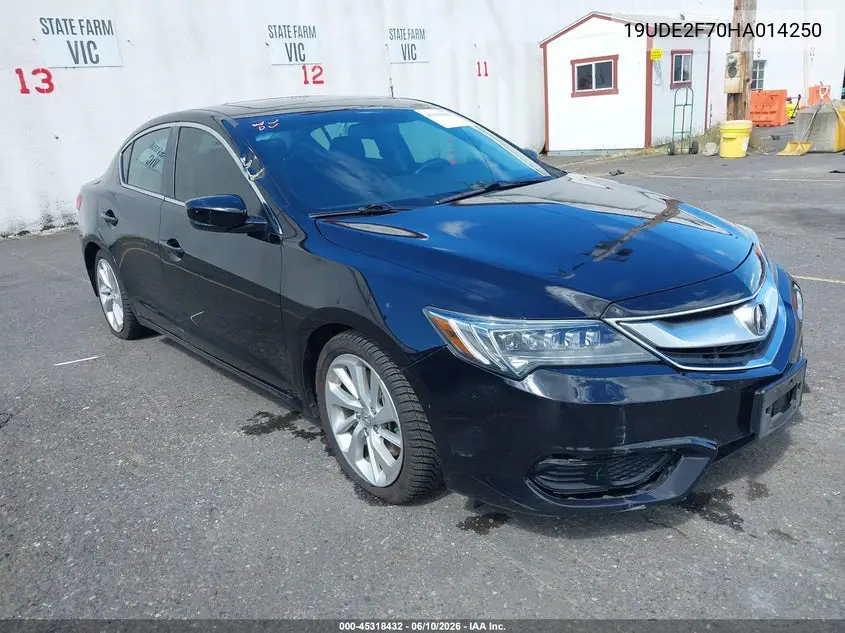2017 Acura Ilx Premium Package/Technology Plus Package VIN: 19UDE2F70HA014250 Lot: 45318432