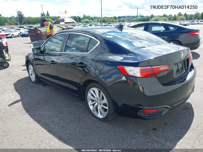 2017 Acura Ilx Premium Package/Technology Plus Package VIN: 19UDE2F70HA014250 Lot: 45318432