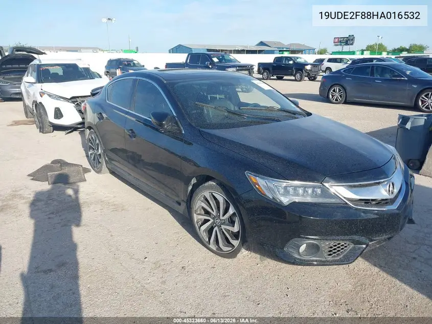 2017 Acura Ilx VIN: 19UDE2F88HA016532 Lot: 45323660