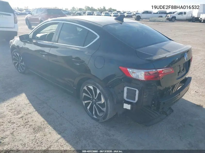 2017 Acura Ilx VIN: 19UDE2F88HA016532 Lot: 45323660
